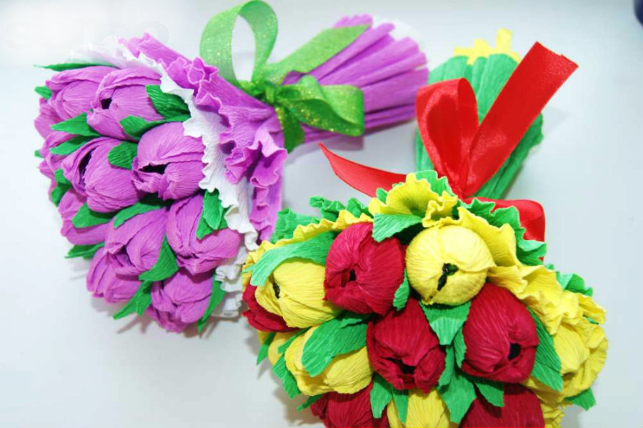 Мастер-класс "Букет из конфет "