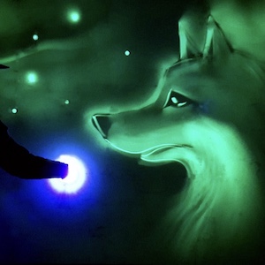 Рисунок светом